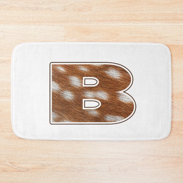 Item preview, Deer Fur Texture Letter B designed and sold by MoonsmileProd.