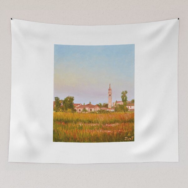 Item preview, Dusk over Cavasagra, Treviso, Italy designed and sold by Dai Wynn Fine Art.