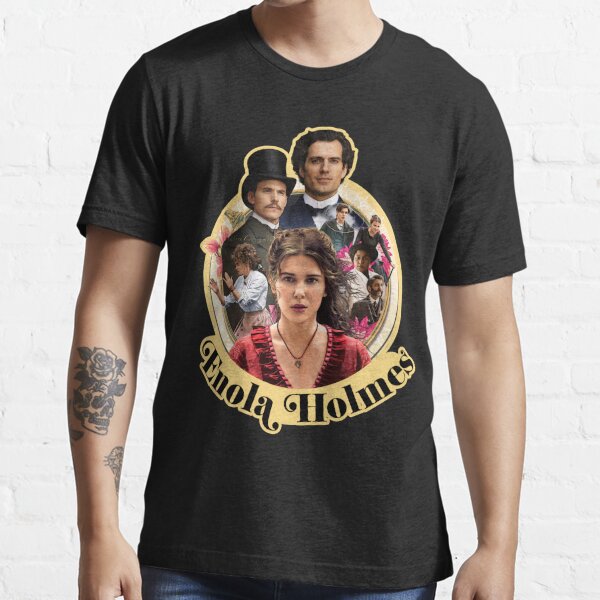 Vintage Art Louis Partridge Enola Holmes Movie Unisex T-Shirt