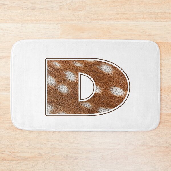 Item preview, Deer Fur Texture Letter D designed and sold by MoonsmileProd.