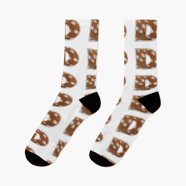 Item preview, Deer Fur Texture Letter D designed and sold by MoonsmileProd.