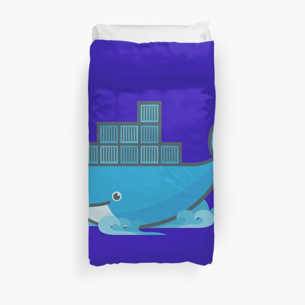 Docker Moby Whale Duvet Cover
