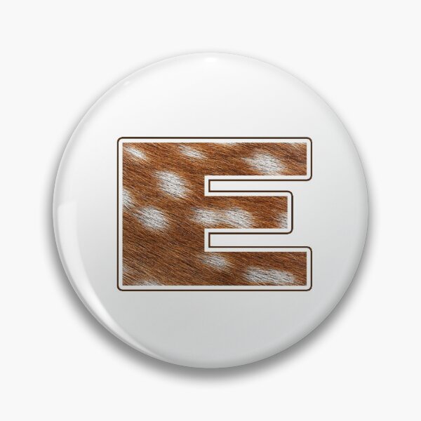 Item preview, Deer Fur Texture Letter E designed and sold by MoonsmileProd.
