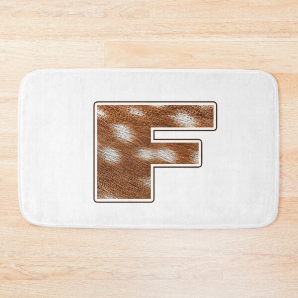 Item preview, Deer Fur Texture Letter F designed and sold by MoonsmileProd.