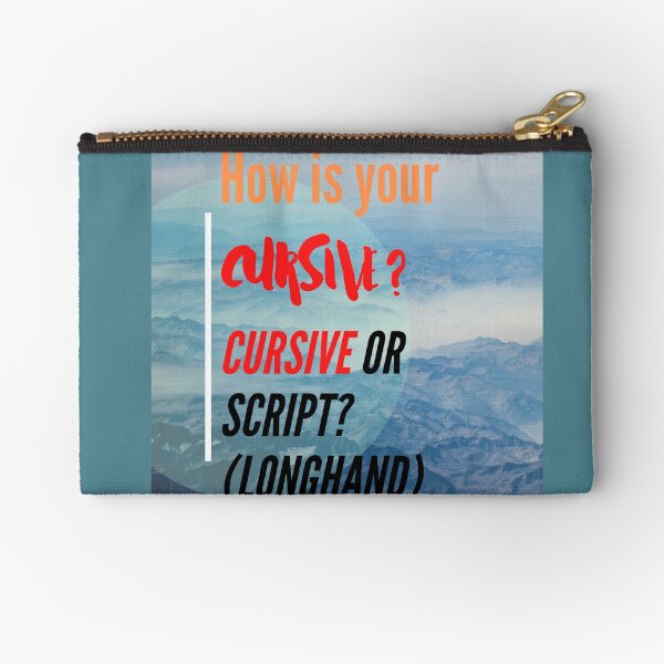 Item preview, How is your Cursive? (Script/Longhand) designed and sold by HamiltonmagicTs.
