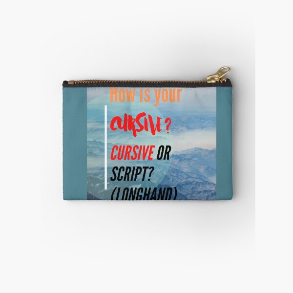 Item preview, How is your Cursive? (Script/Longhand) designed and sold by HamiltonmagicTs.