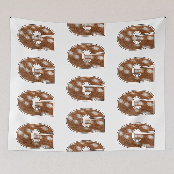Item preview, Deer Fur Texture Letter G designed and sold by MoonsmileProd.