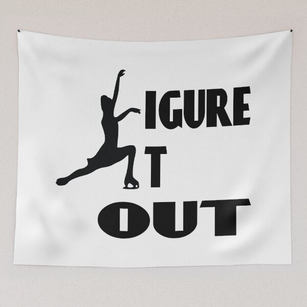 Item preview, Figure It Out, With Silhouette Of Figure Skater designed and sold by 4AllTimes.