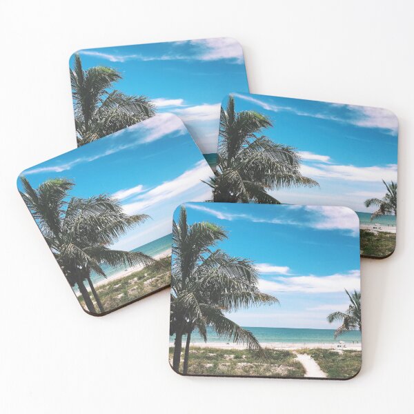 Item preview, Blue Skies & Palm Trees at the Beach designed and sold by daniash.