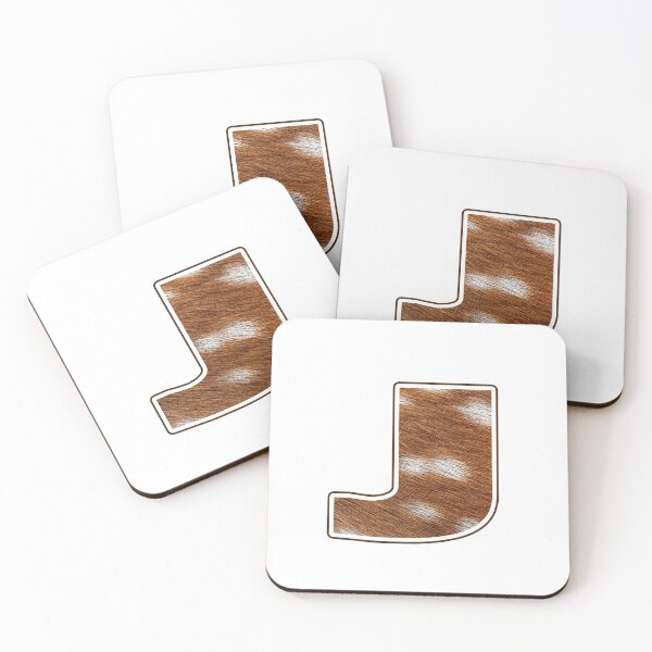 Item preview, Deer Fur Texture Letter J designed and sold by MoonsmileProd.