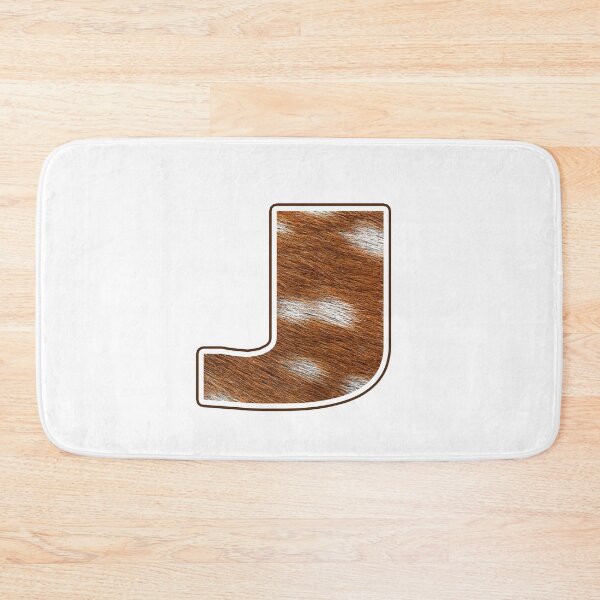 Item preview, Deer Fur Texture Letter J designed and sold by MoonsmileProd.