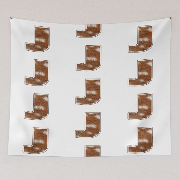Item preview, Deer Fur Texture Letter J designed and sold by MoonsmileProd.