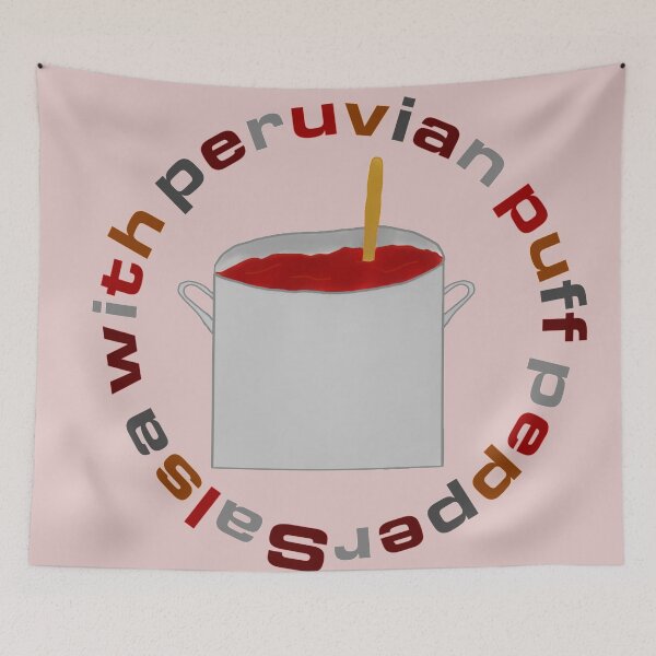 Item preview, Salsa with peruvian puff pepper designed and sold by personpotato.