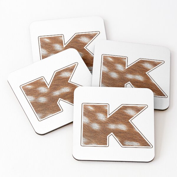 Item preview, Deer Fur Texture Letter K designed and sold by MoonsmileProd.