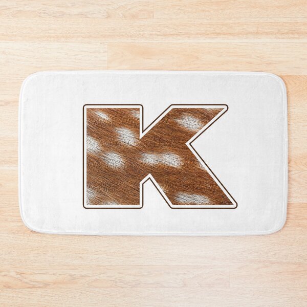 Item preview, Deer Fur Texture Letter K designed and sold by MoonsmileProd.