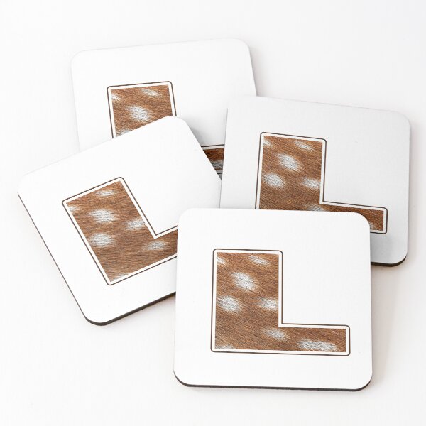 Item preview, Deer Fur Texture Letter L designed and sold by MoonsmileProd.