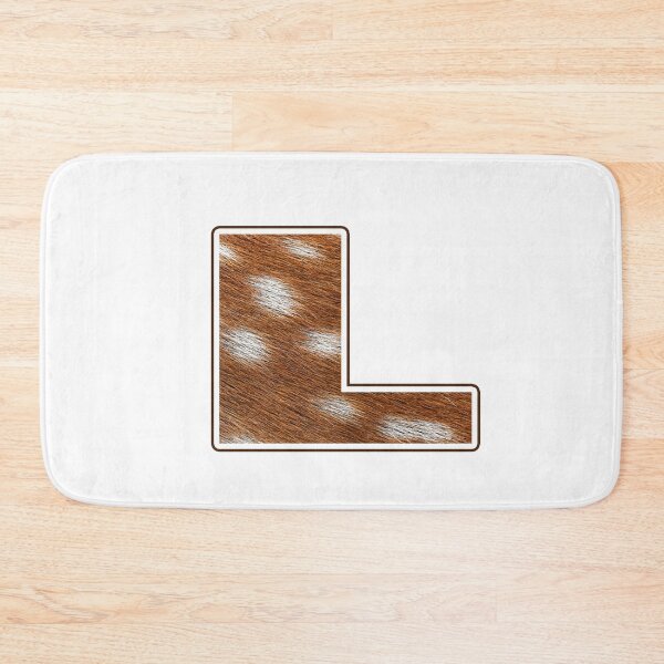 Item preview, Deer Fur Texture Letter L designed and sold by MoonsmileProd.