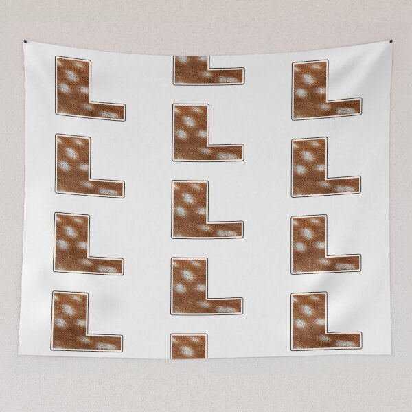 Item preview, Deer Fur Texture Letter L designed and sold by MoonsmileProd.