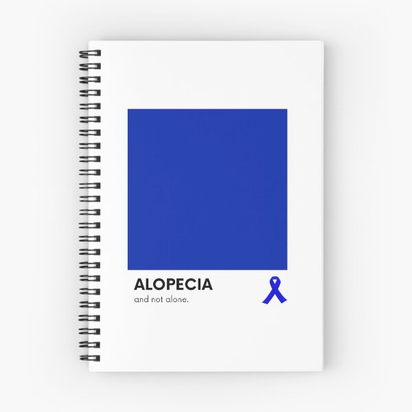 Item preview, Alopecia and Not Alone - Blue Ribbon Alopecia Awareness Month designed and sold by Winning Alopecia.