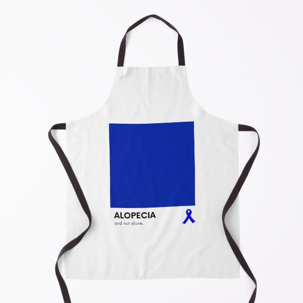 Item preview, Alopecia and Not Alone - Blue Ribbon Alopecia Awareness Month designed and sold by Winning Alopecia.