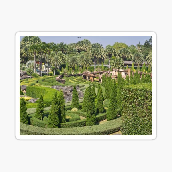 Green Landscaped Garden Sticker