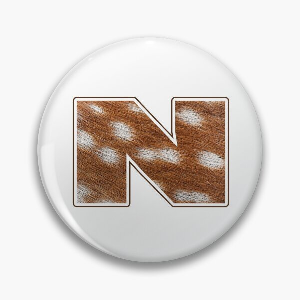 Item preview, Deer Fur Texture Letter N designed and sold by MoonsmileProd.
