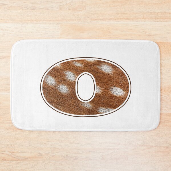 Item preview, Deer Fur Texture Letter O designed and sold by MoonsmileProd.