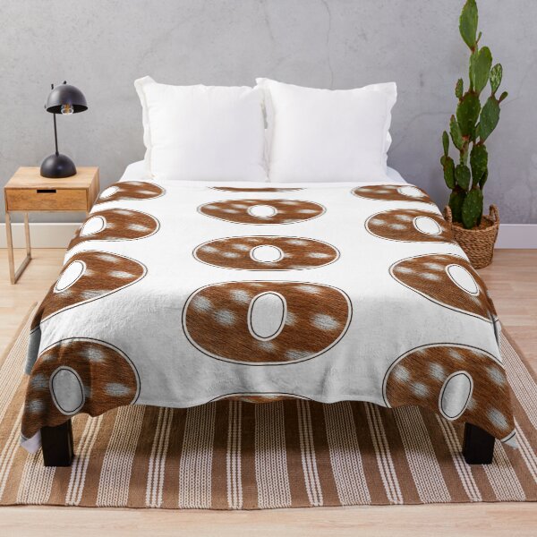 Item preview, Deer Fur Texture Letter O designed and sold by MoonsmileProd.