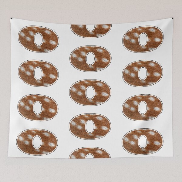 Item preview, Deer Fur Texture Letter O designed and sold by MoonsmileProd.