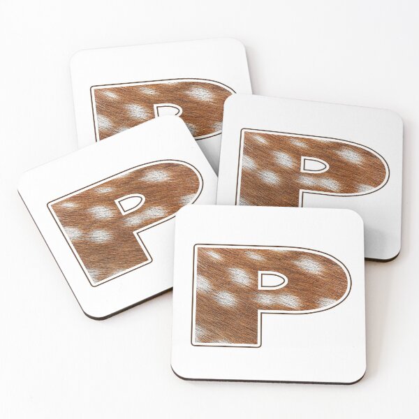 Item preview, Deer Fur Texture Letter P designed and sold by MoonsmileProd.