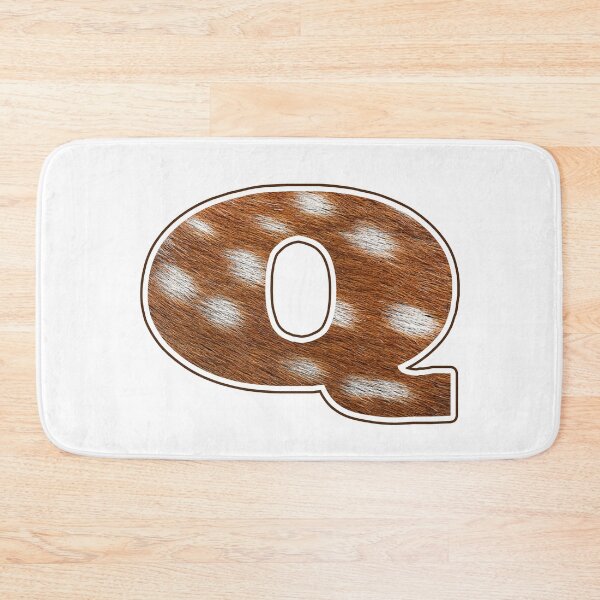 Item preview, Deer Fur Texture Letter Q designed and sold by MoonsmileProd.