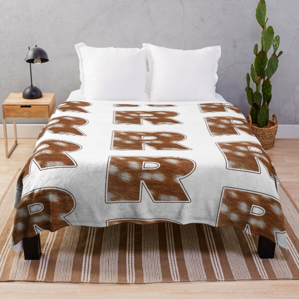 Item preview, Deer Fur Texture Letter R designed and sold by MoonsmileProd.