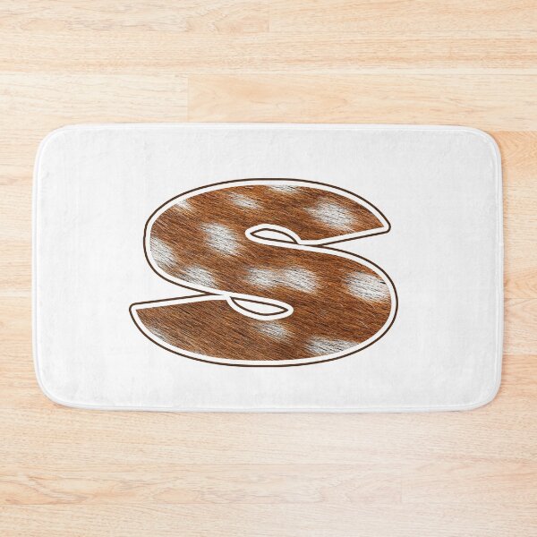 Item preview, Deer Fur Texture Letter S designed and sold by MoonsmileProd.
