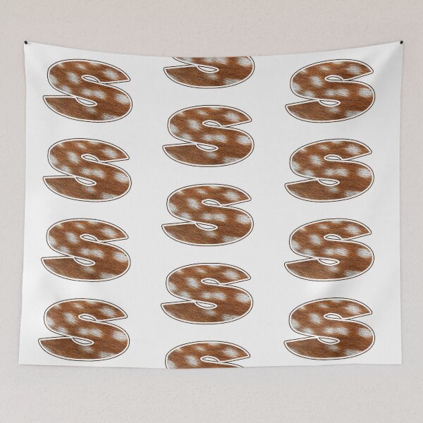 Item preview, Deer Fur Texture Letter S designed and sold by MoonsmileProd.