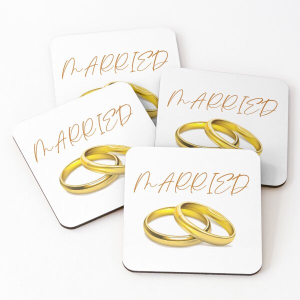 Item preview, Married! Finally married. Great gift idea for the wedding designed and sold by ThommyBLN.