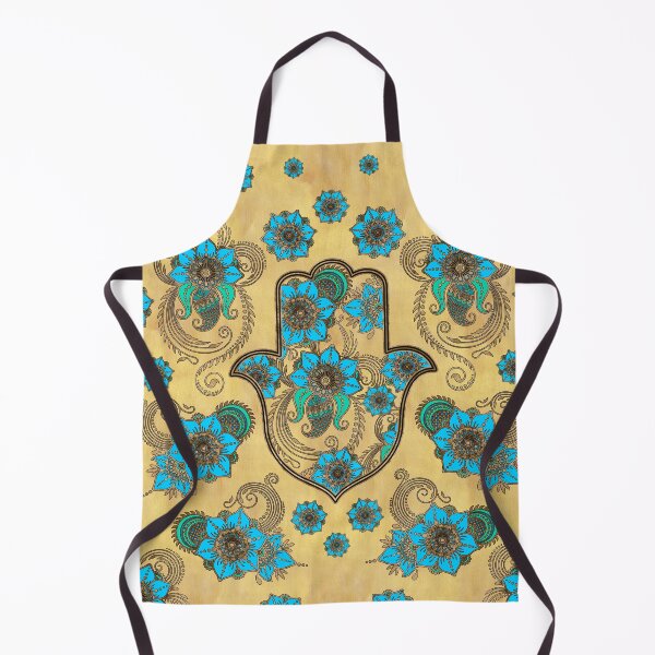 Item preview, Hamsa Hand -Hand of Fatima Floral Ornament designed and sold by k9printart.