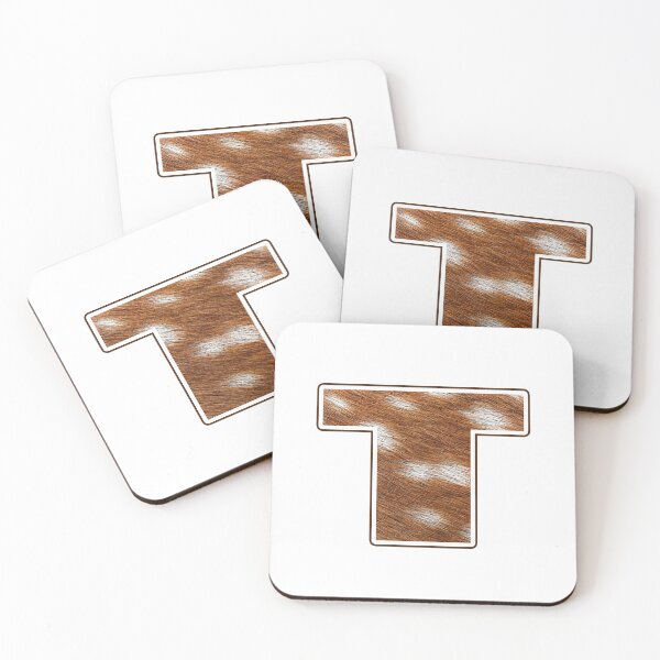 Item preview, Deer Fur Texture Letter T designed and sold by MoonsmileProd.