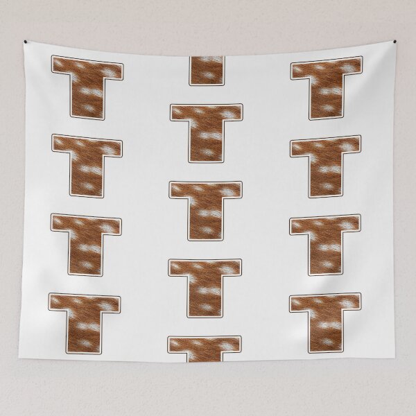Item preview, Deer Fur Texture Letter T designed and sold by MoonsmileProd.