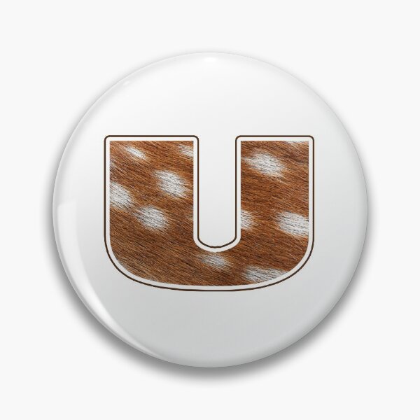 Item preview, Deer Fur Texture Letter U designed and sold by MoonsmileProd.
