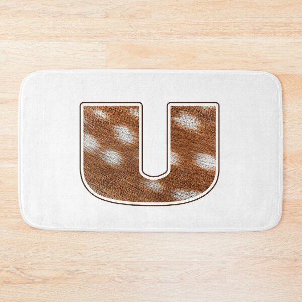 Item preview, Deer Fur Texture Letter U designed and sold by MoonsmileProd.