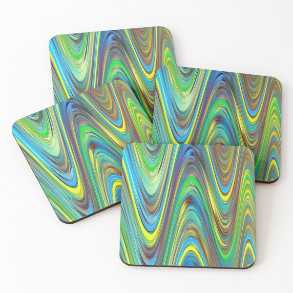 Item preview, Waves of Green and Blue designed and sold by chambergambit.