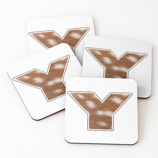 Item preview, Deer Fur Texture Letter Y designed and sold by MoonsmileProd.