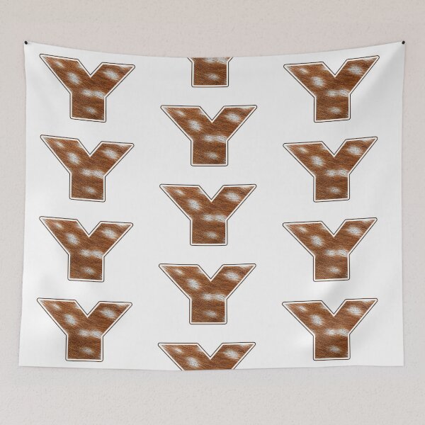 Item preview, Deer Fur Texture Letter Y designed and sold by MoonsmileProd.