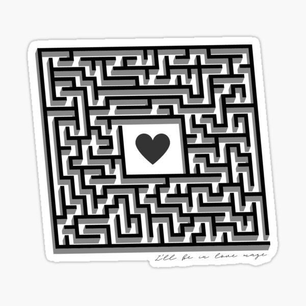 Love Maze BTS Resin Keychain