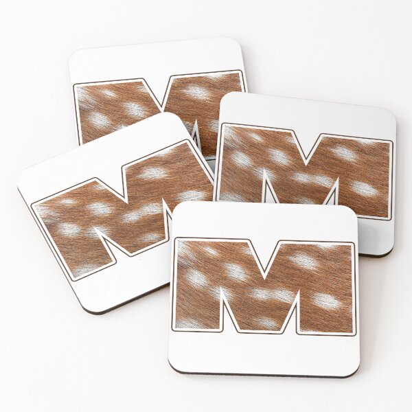 Item preview, Deer Fur Texture Letter M designed and sold by MoonsmileProd.