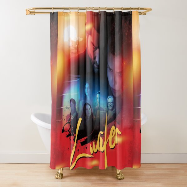 "Lucifer tv show Season 5 Netflix Fan made Poster" Shower Curtain by