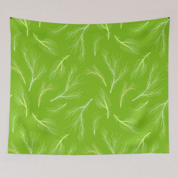 Item preview, Lime Green Twigs Pattern designed and sold by Amanda-Lakey.