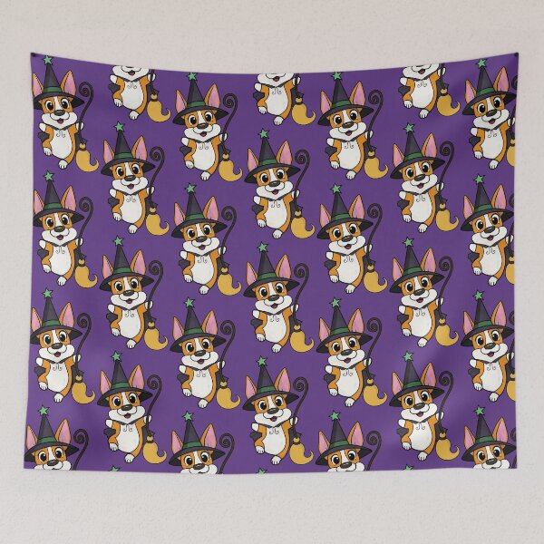 Item preview, Vintage Corgi Witch designed and sold by SPufferART.