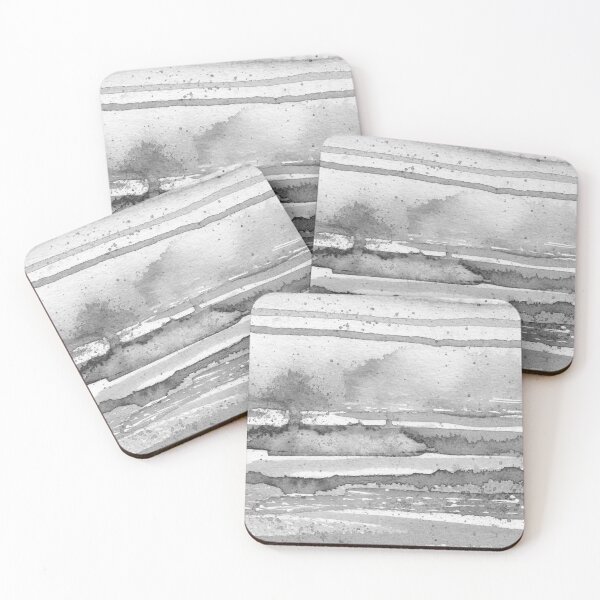 Item preview, Black and White Watercolour Landscape I designed and sold by Kathie Nichols.