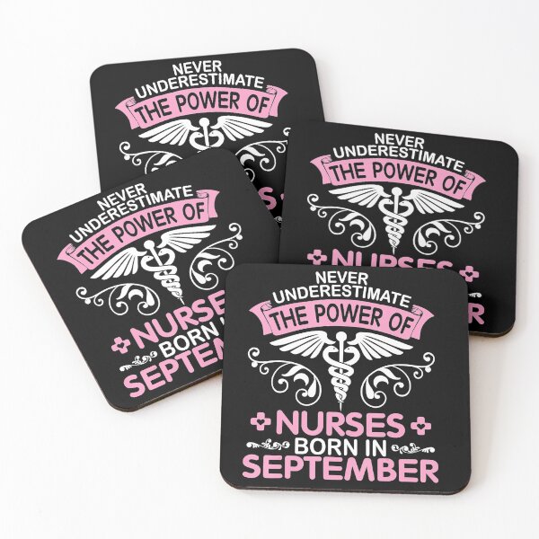 Item preview, Never Underestimate The Power Of Nurses Born In September designed and sold by Brigitte98.